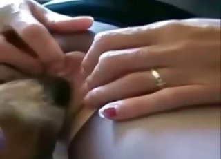 Stunning pussy licking action in the bestiality style