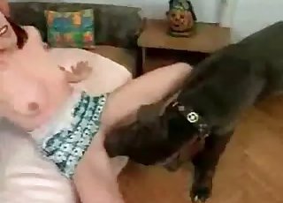 Cute chick opens her pussy for a doggy