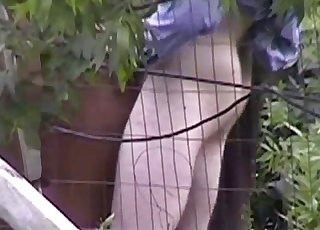 Thirsty zoophile finds an animal to fuck