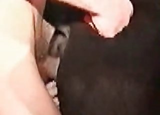 That cock is perfect for that filthy hole