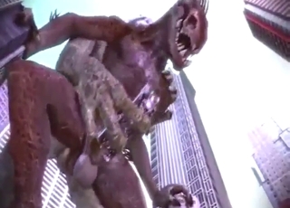 Kaiju sex as a genre of hot bestiality porn