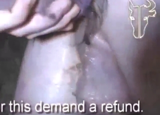 He now has a nice pig cock in his tight asshole