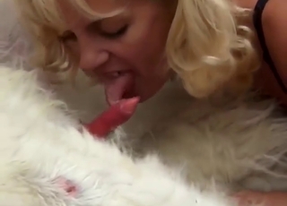 Fuck and suck session with a redhead and blonde