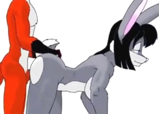 Zoophile's dream: anal with two horny foxes