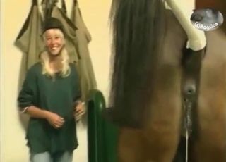 Zoophiles oversee zoo XXX with two horses