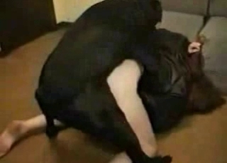 Horny young doggy is fucking so freaking fast