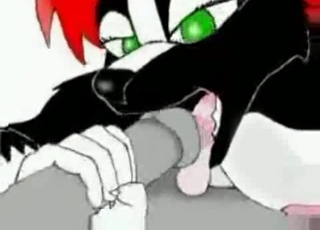 Awesome-looking amateur bestiality cartoon with dogs