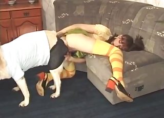 Hot wife gets totally ravaged by an insatiable black beast