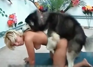 Blonde pounded hard by a Japanese animal