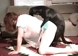Deep anal boning with a doggy