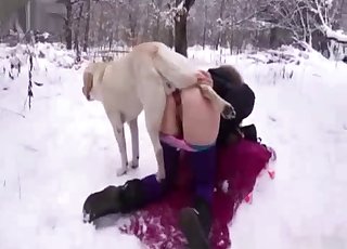 Awesome doggy fucked her tight cunt